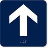 ADA Up Arrow Symbol Sign | 6" x 6"