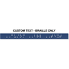 Custom Braille Patch | .5" x 6"