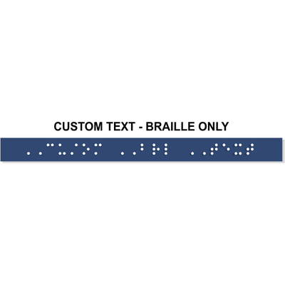 Custom Braille Patch | .5" x 6"