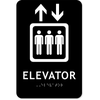 ADA Elevator Icon Sign | 9" x 6"
