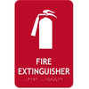 ADA Fire Extinguisher Icon Sign | 9" x 6"