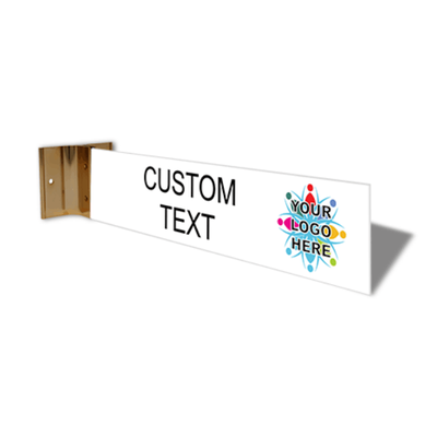 Custom Text Full Color 2" x 10" Corridor Sign  - alternate view