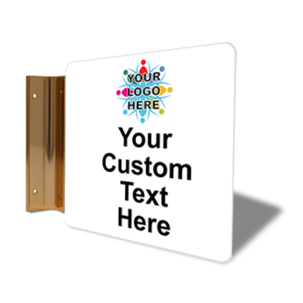 Custom Text Full Color 6" x 6" Corridor Sign