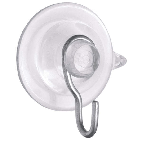 1.75" Suction Cup with Hook