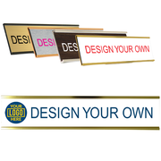 Customizable Name Plate for Wall or Door - Full Color 2" x 10"