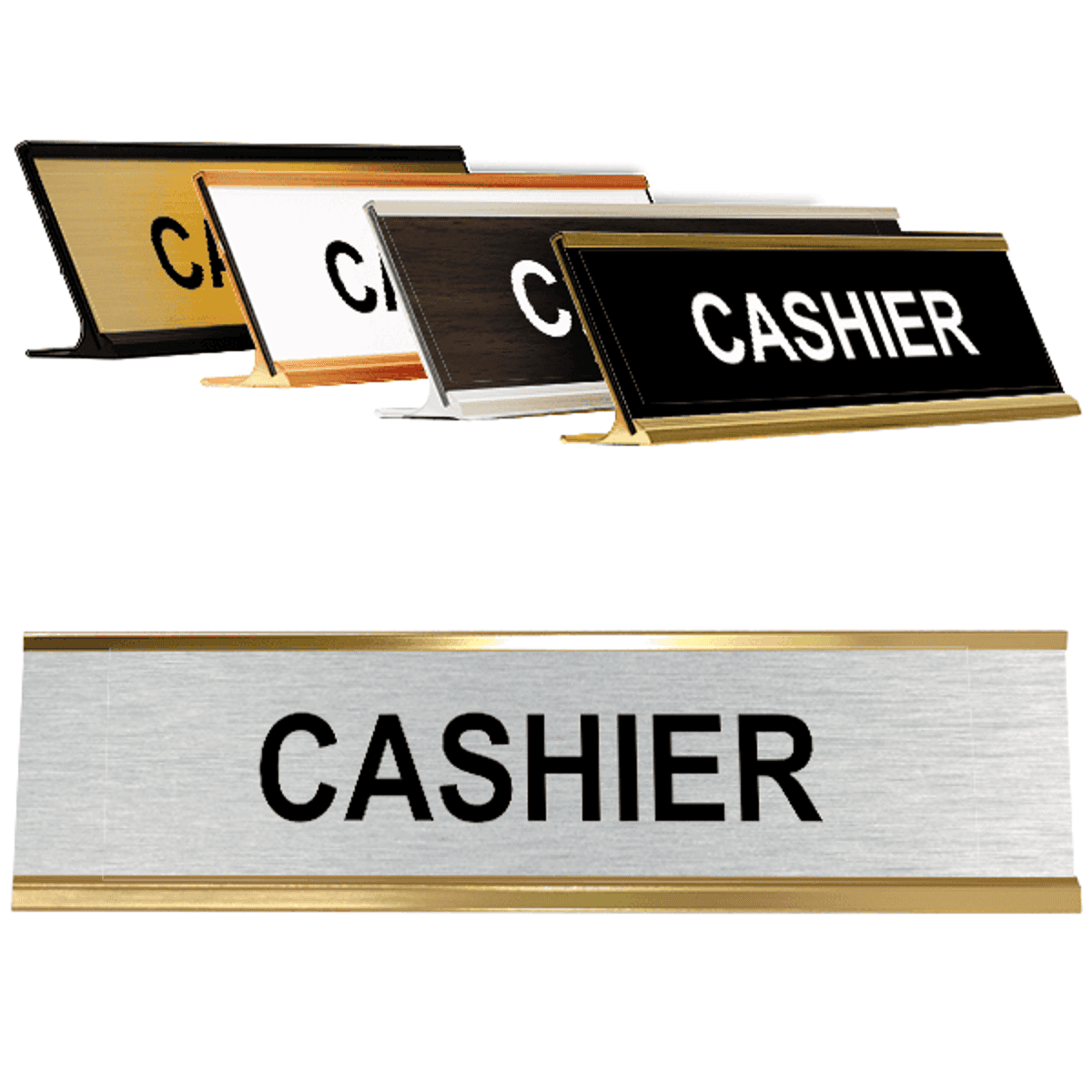 Cashier Desk Plate | 2" x 8"