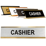 CASHIER Desk Plate