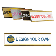 Customizable Name Plates for Wall or Door - Full Color 2" x 8"