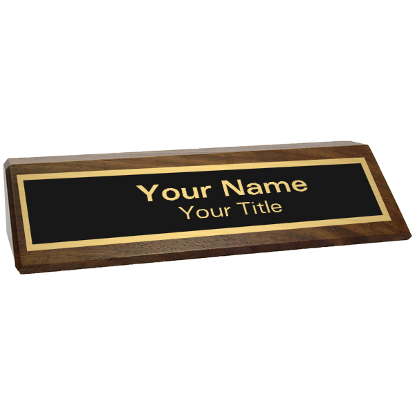 Genuine Walnut Desk Wedge | 2" x 8"