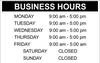 Business Hours