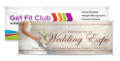 4' x 8' Custom Full Color Vinyl Banner - alternate view