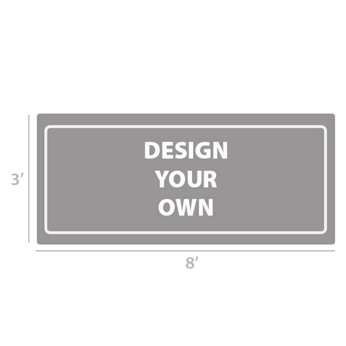 3' x 8' Custom Full Color Vinyl Banner