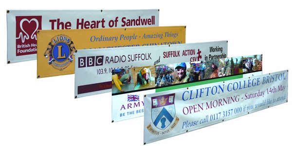 2' x 10' Custom Full Color Vinyl Banner