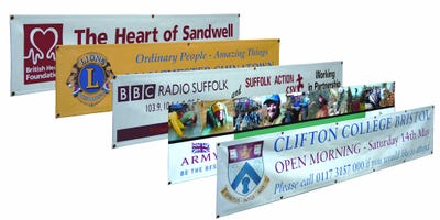 2' x 10' Custom Full Color Vinyl Banner - alternate view
