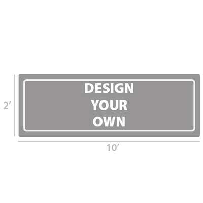 2' x 10' Custom Full Color Vinyl Banner