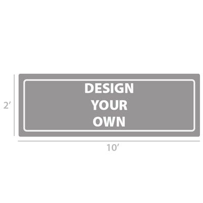 2' x 10' Custom Full Color Vinyl Banner