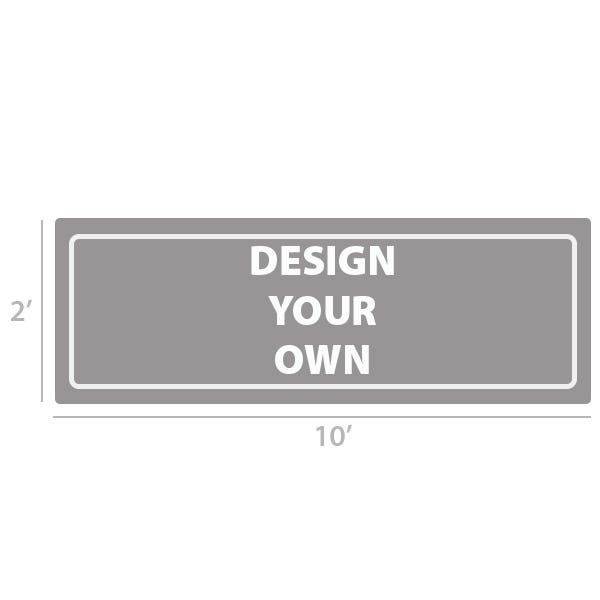 2' x 10' Custom Full Color Vinyl Banner