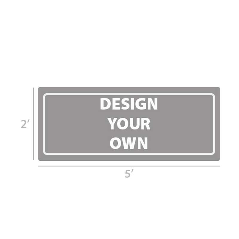 2' x 5' Custom Full Color Vinyl Banner