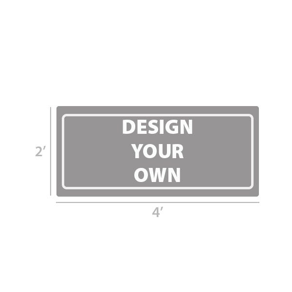 2' x 4' Custom Full Color Vinyl Banner