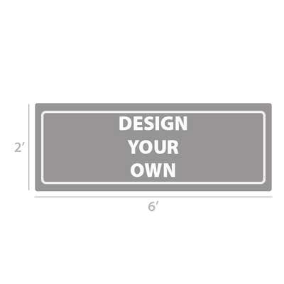 2' x 6' Custom Full Color Vinyl Banner