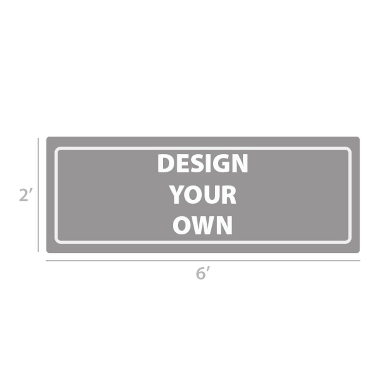 2' x 6' Custom Full Color Vinyl Banner