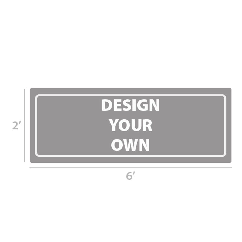 2' x 6' Custom Full Color Vinyl Banner