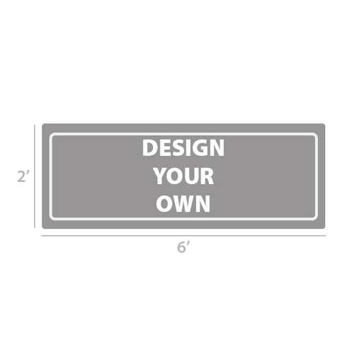 2' x 6' Custom Full Color Vinyl Banner