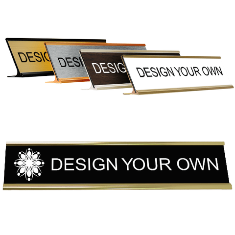 Traditional Engraved 2" x 10" Desk Nameplate
