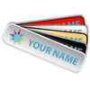 Rounded Full Color Wall Sign with Insert- 2" x 8" 