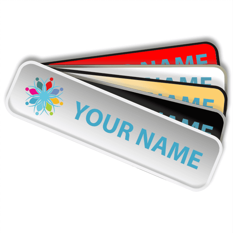 Rounded Full Color Wall Sign with Insert- 2" x 8" 