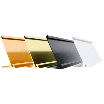 No Smoking Desk Plate - alternate view