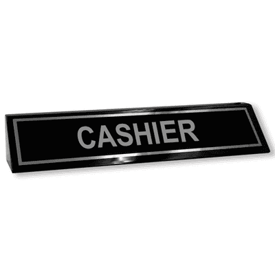 Cashier Wood Desk Block - alternate view