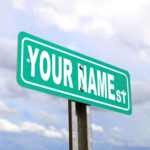 Custom Reflective Green 6" x 18" Aluminum Street Sign