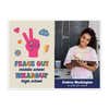 Custom middle school graduation yard sign with colorful design and custom photo