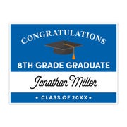 Congratulations 8th Grade Graduate Custom Yard Sign