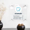 Custom 8"x8" Acrylic Sign with a Logo and Brand Name