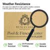Information about the weather resistance of engraved brass signs