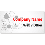 Abstract Hexagonal Car Sign