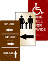ADA Sign Vertical 18 in x 12 in