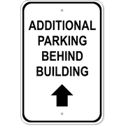 Additional Parking 18" x 12" Aluminum Sign
