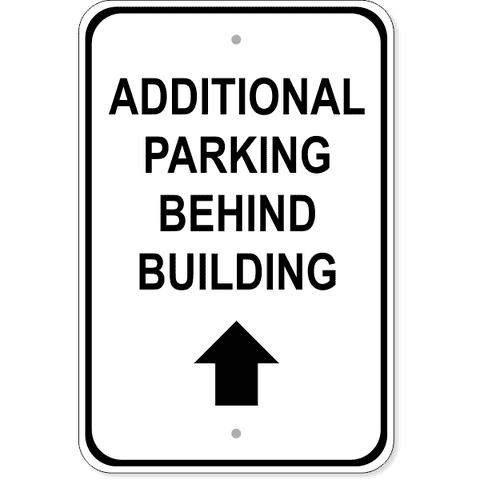 Additional Parking 18" x 12" Aluminum Sign