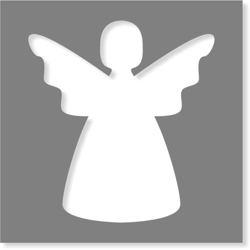 Angel Stencil | Multiple Sizes