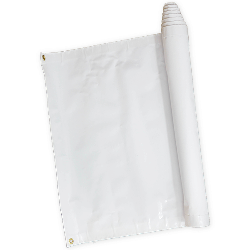 Banner Rolled up with Grommets