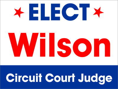 Basic Election Yard Sign | 18" x 24" - alternate view