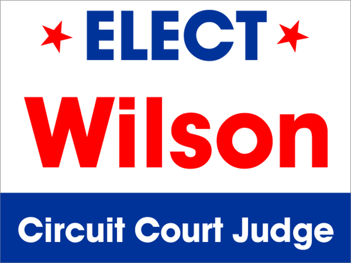 Basic Election Sign