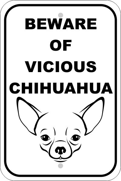 Vicous Breed Sign