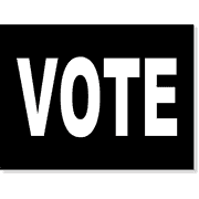 Black Vote Yard Sign | 18" x 24"