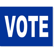 Blue Vote Yard Sign | 18" x 24"