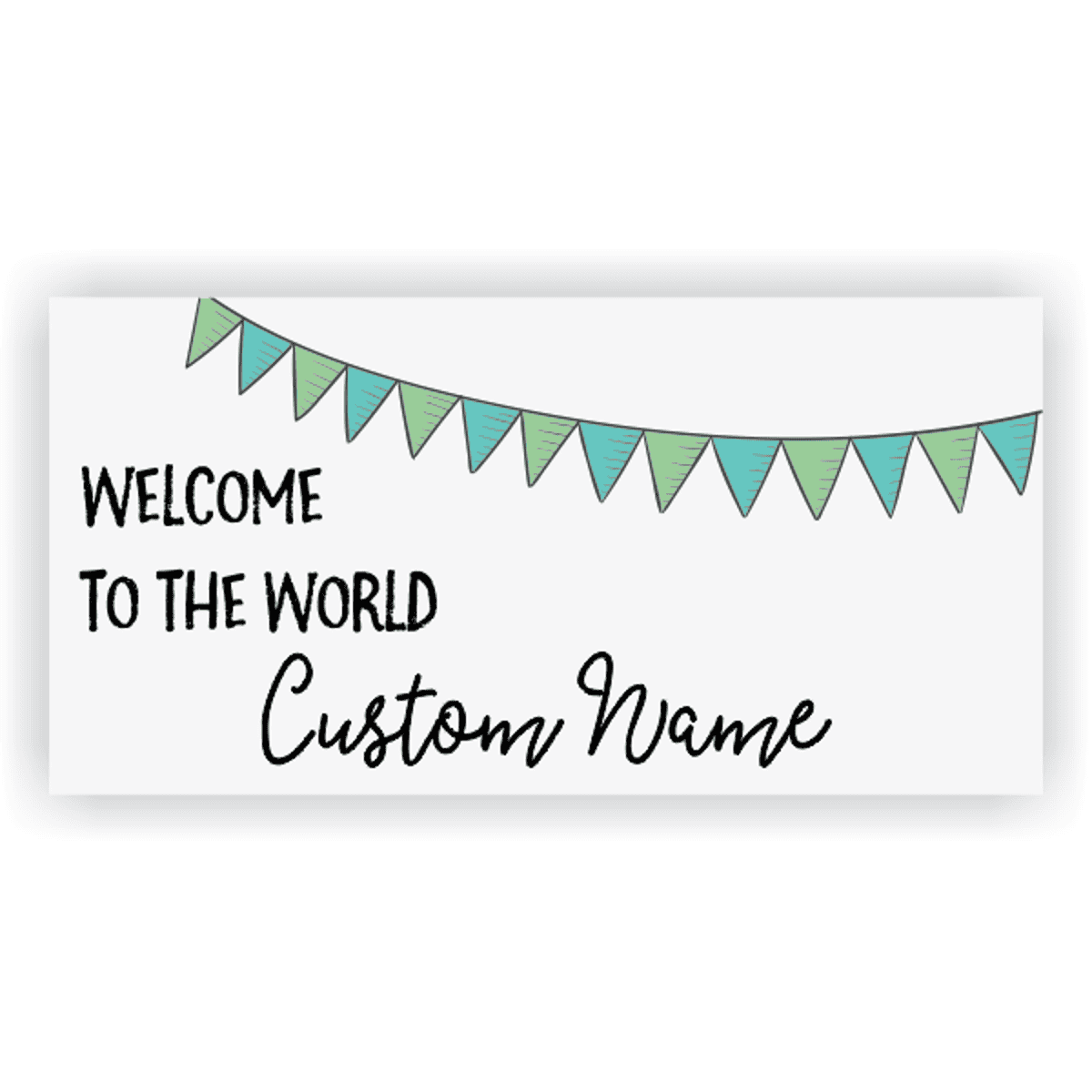 Boy Celebration Baby Shower Banner