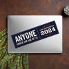 Anyone Under 70 bumper sticker on a laptop